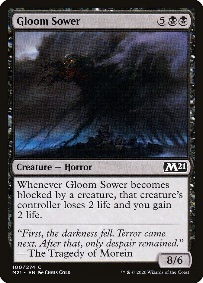 Gloom Sower (100) - Core Set 2021 (M21)