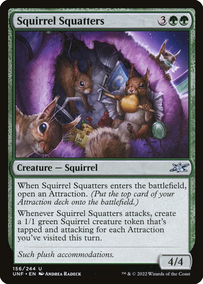 Squirrel Squatters (156) - Unfinity (UNF)
