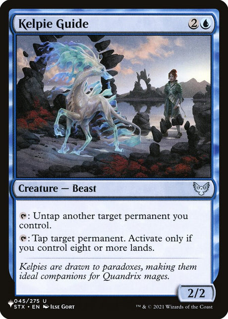 Kelpie Guide (STX-45) - The List (PLST)