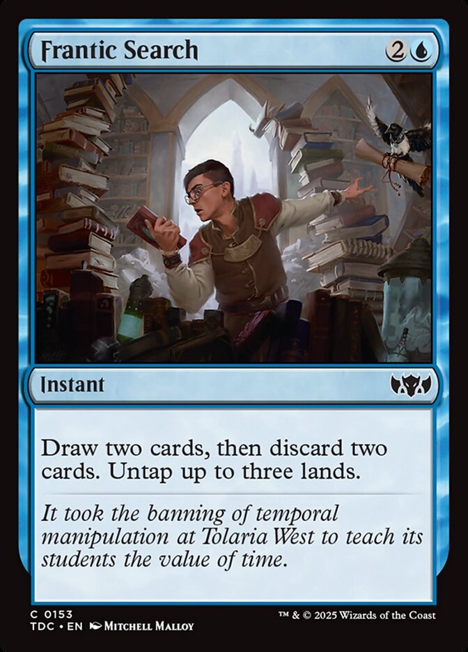 Frantic Search (153) - Tarkir: Dragonstorm Commander (TDC)