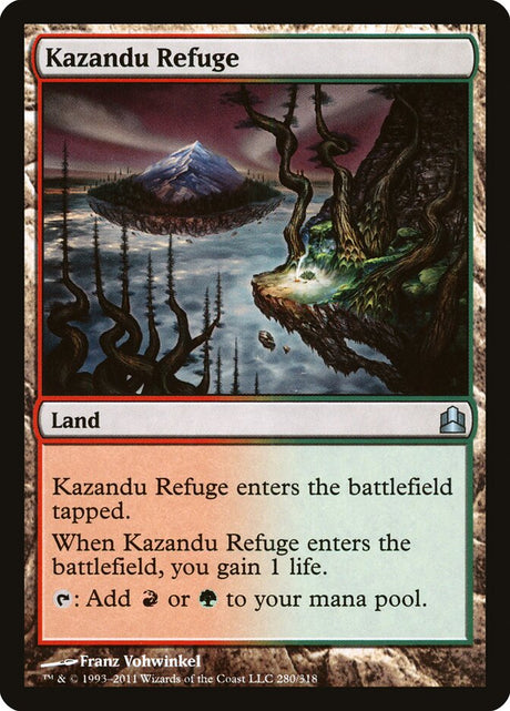 Kazandu Refuge (280) - Commander 2011 (CMD)