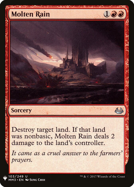 Molten Rain (MM3-103) - The List (PLST)