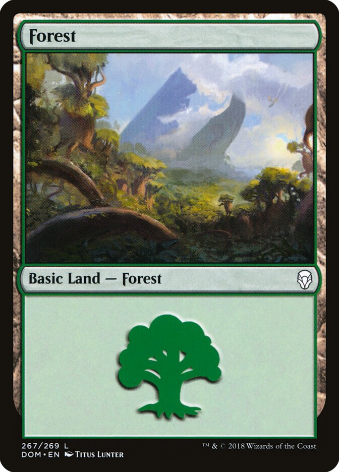 Forest (267) - Dominaria (DOM)