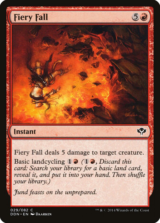 Fiery Fall (29) - Duel Decks: Speed vs. Cunning (DDN)