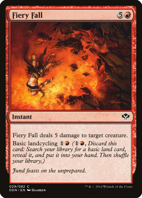 Fiery Fall (29) - Duel Decks: Speed vs. Cunning (DDN)
