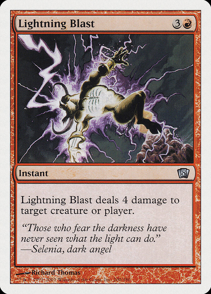 Lightning Blast (200) - Eighth Edition (8ED)