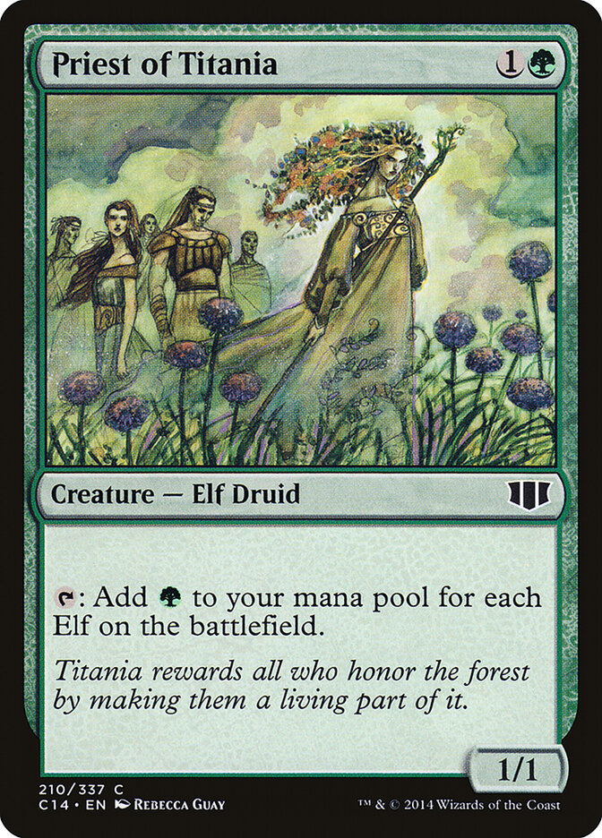 Priest of Titania (210) - Commander 2014 (C14)