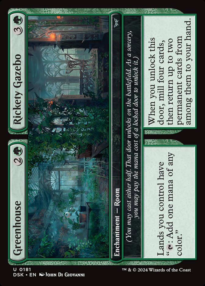 Greenhouse // Rickety Gazebo - [Foil] Duskmourn: House of Horror (DSK)