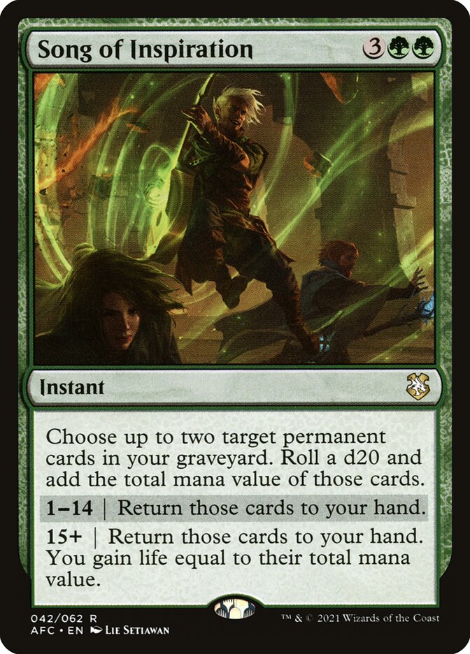 Song of Inspiration (42) - Forgotten Realms Commander (AFC)