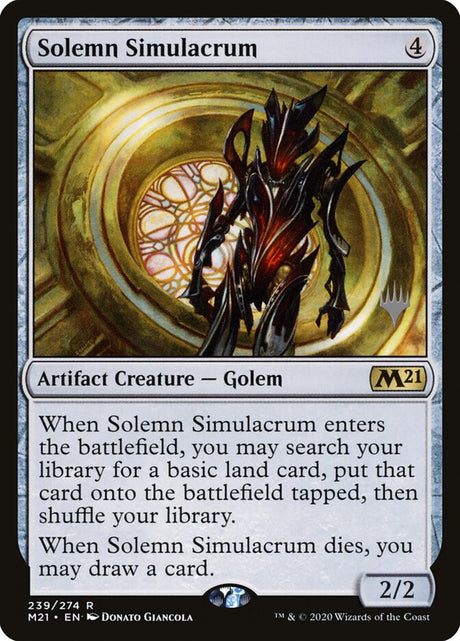 Solemn Simulacrum (239p) - Core Set 2021 Promos (PM21)