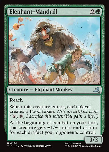 Elephant-Mandrill (138) - Avatar: The Last Airbender Eternal (TLE)