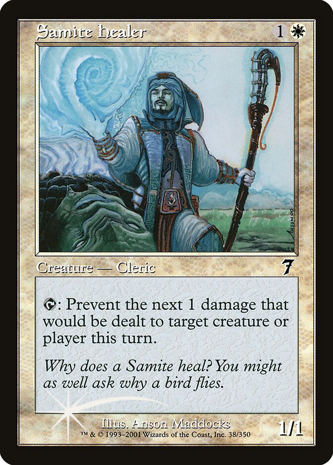 Samite Healer (38) - Seventh Edition (7ED)