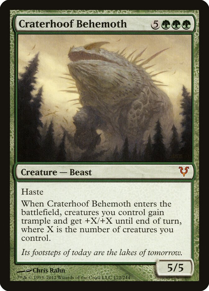 Craterhoof Behemoth (172) - Avacyn Restored (AVR)