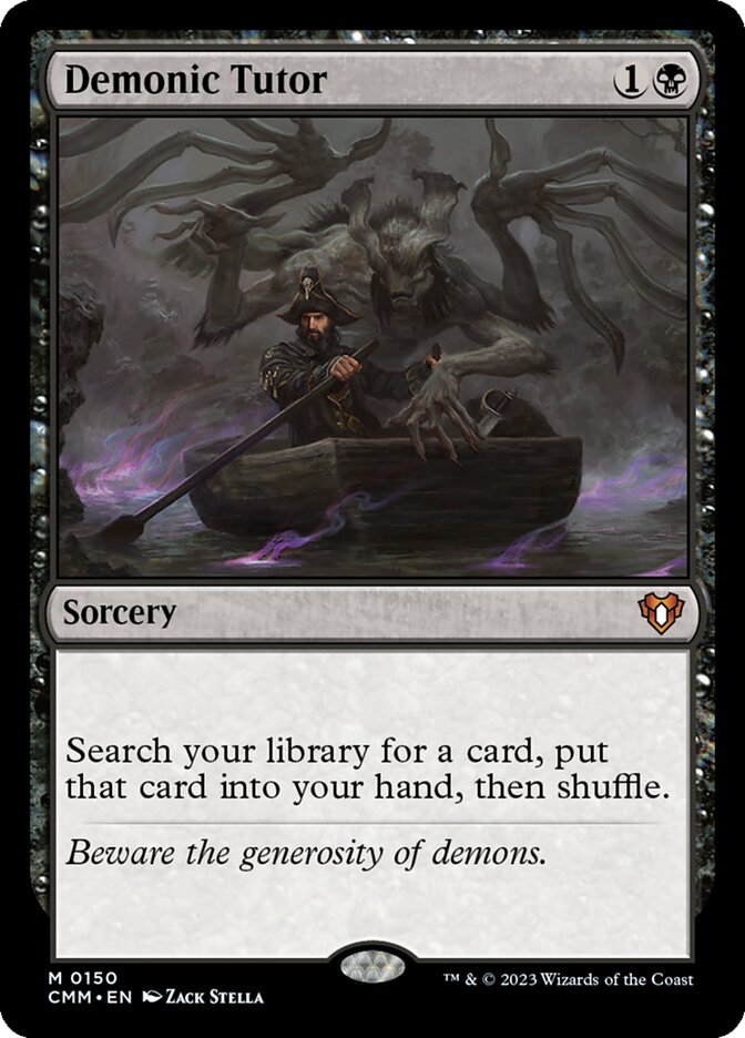 Demonic Tutor (150) - Commander Masters (CMM)