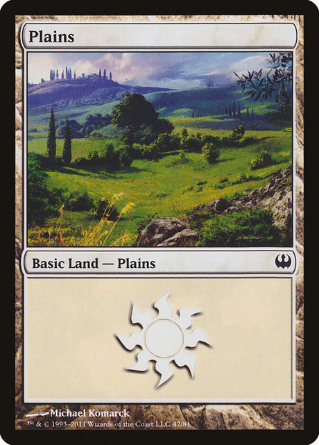 Plains (42) - Duel Decks: Knights vs. Dragons (DDG)