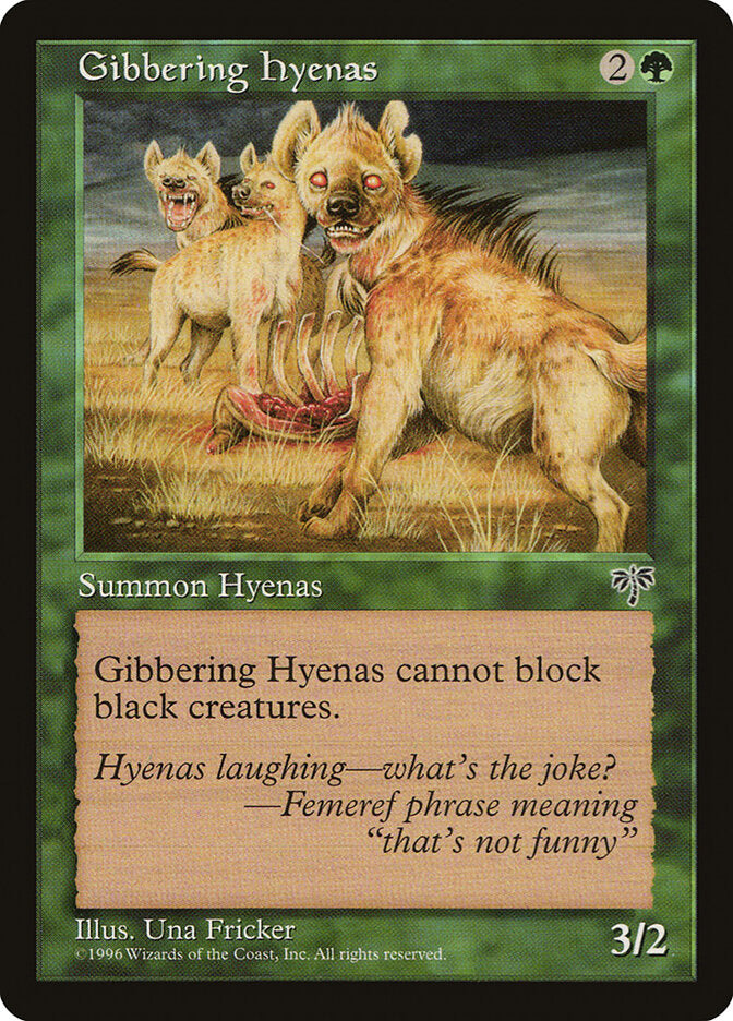 Gibbering Hyenas (219) - Mirage (MIR)