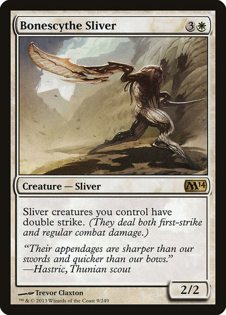Bonescythe Sliver (9) - Magic 2014 (M14)
