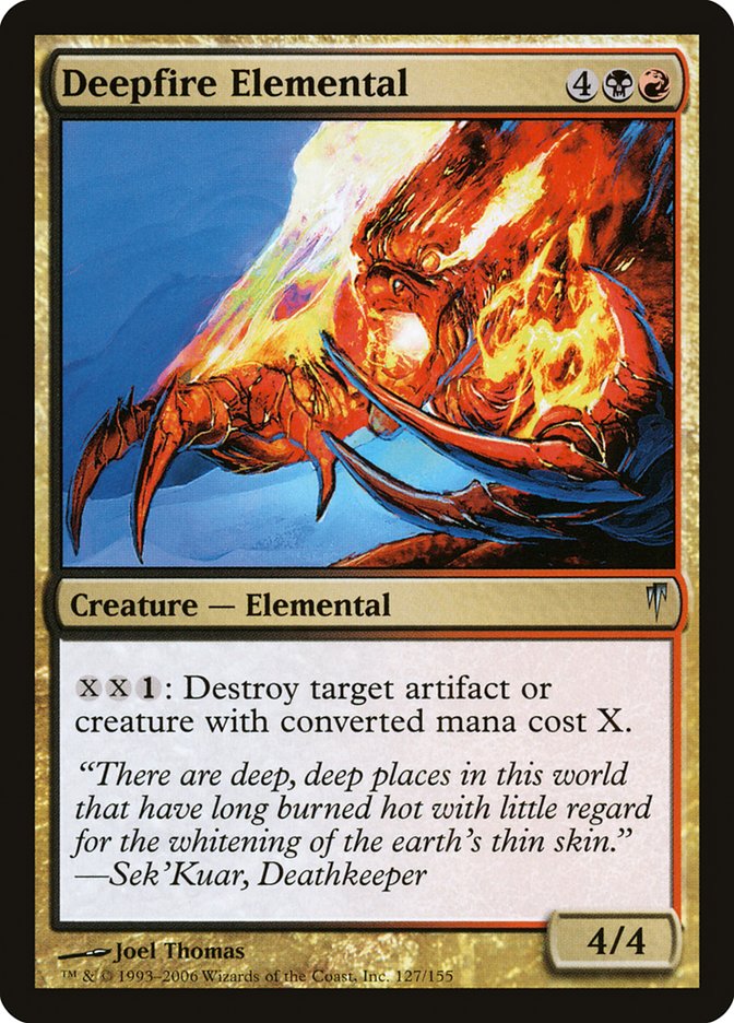 Deepfire Elemental (127) - Coldsnap (CSP)