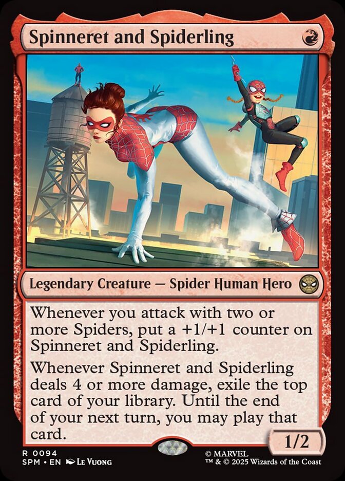 Spinneret and Spiderling (94) - [Foil] Marvel's Spider-Man (SPM)