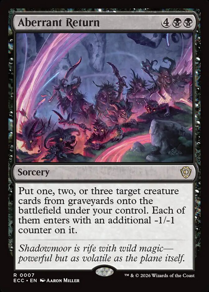 Aberrant Return (7) - Lorwyn Eclipsed Commander (ECC)