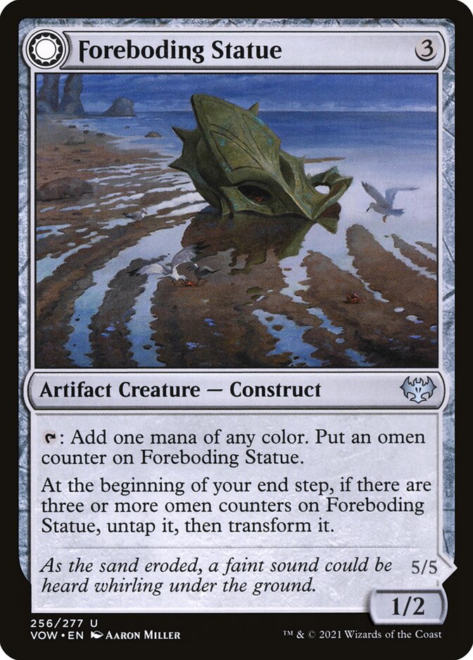 Foreboding Statue // Forsaken Thresher (256) - Innistrad: Crimson Vow (VOW)