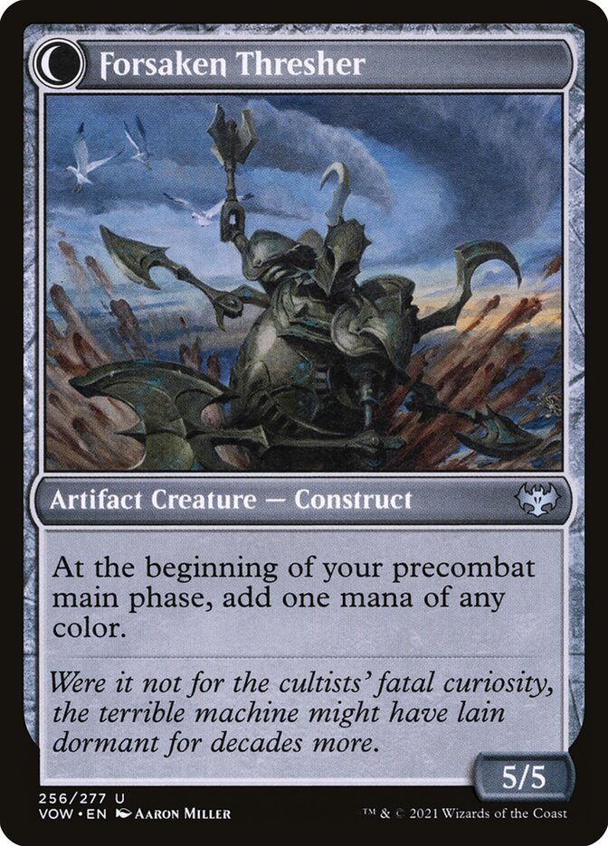 Foreboding Statue // Forsaken Thresher (256) - Innistrad: Crimson Vow (VOW)
