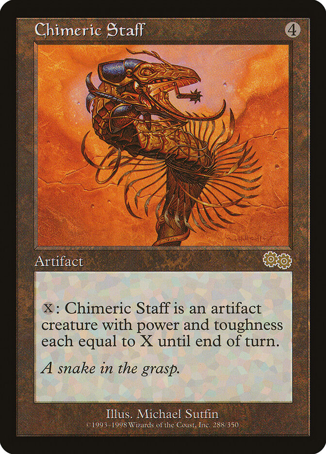 Chimeric Staff (288) - Urza's Saga (USG)