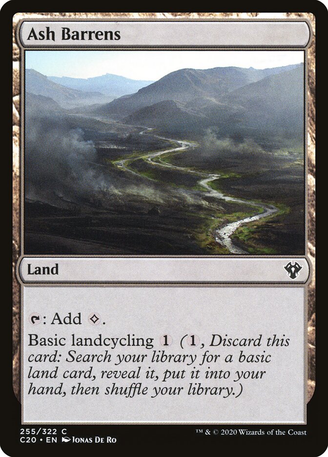 Ash Barrens (255) - Commander 2020 (C20)