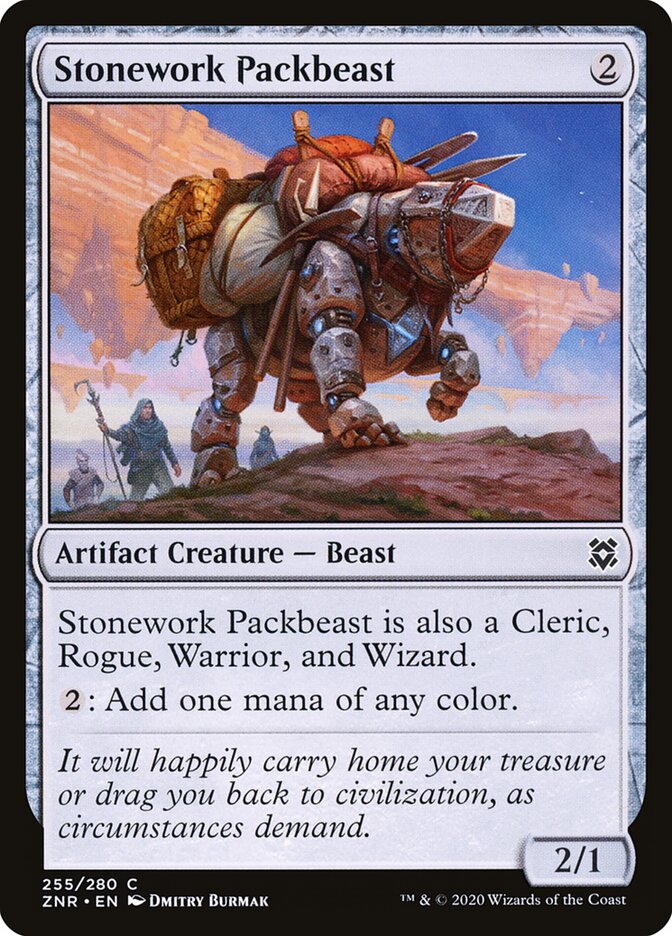 Stonework Packbeast (255) - Zendikar Rising (ZNR)