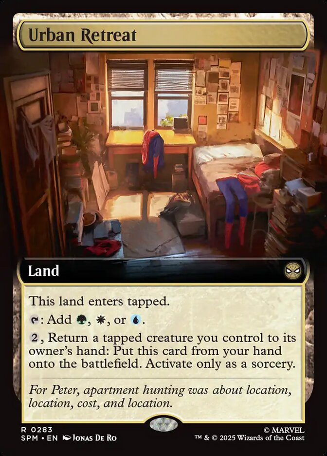 Urban Retreat (283) - [Foil, Extended Art] Marvel's Spider-Man (SPM)