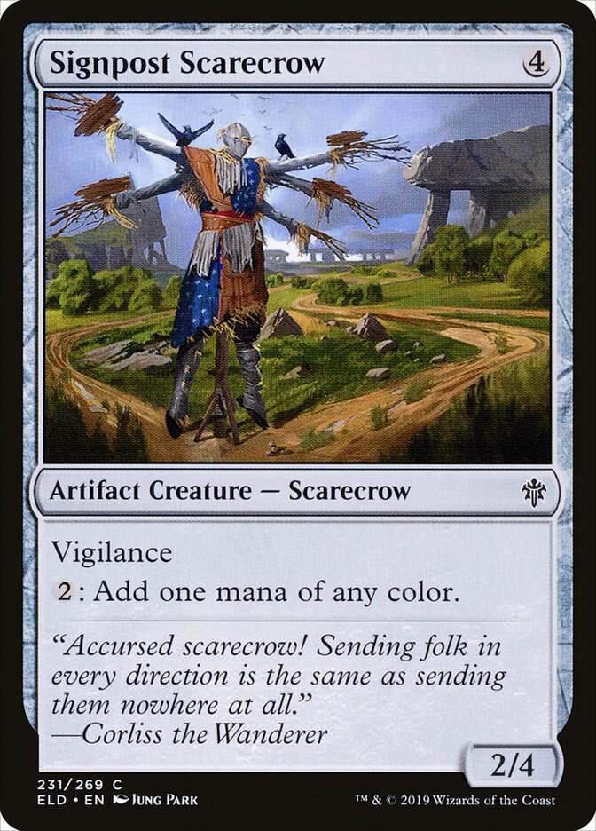 Signpost Scarecrow (231) - Throne of Eldraine (ELD)