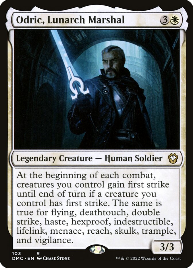 Odric, Lunarch Marshal (103) - Dominaria United Commander (DMC)