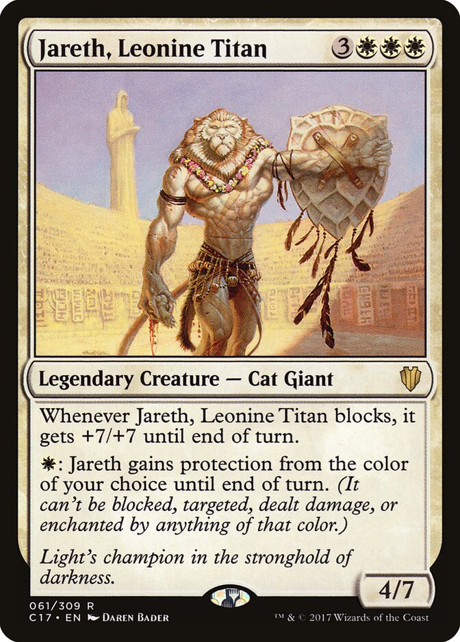 Jareth, Leonine Titan (61) - Commander 2017 (C17)