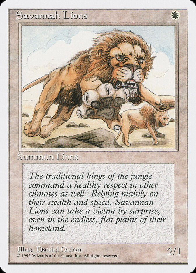 Savannah Lions (48) - Fourth Edition (4ED)