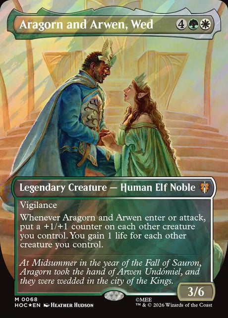 Aragorn and Arwen, Wed (68) - The Hobbit Eternal (HOC)