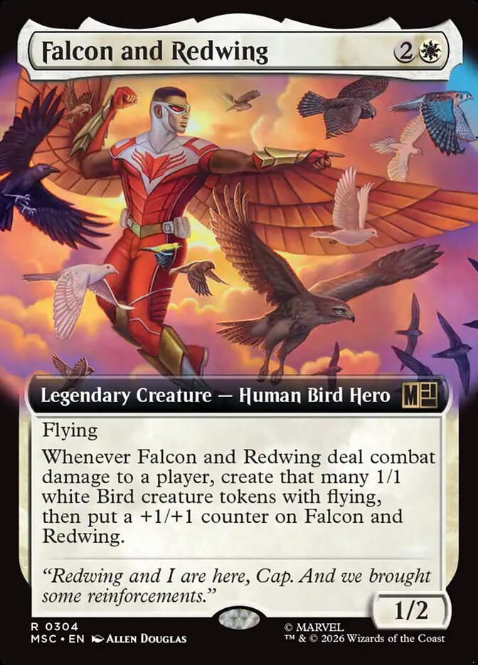Falcon and Redwing (304) - Marvel Super Heroes Commander (MSC)