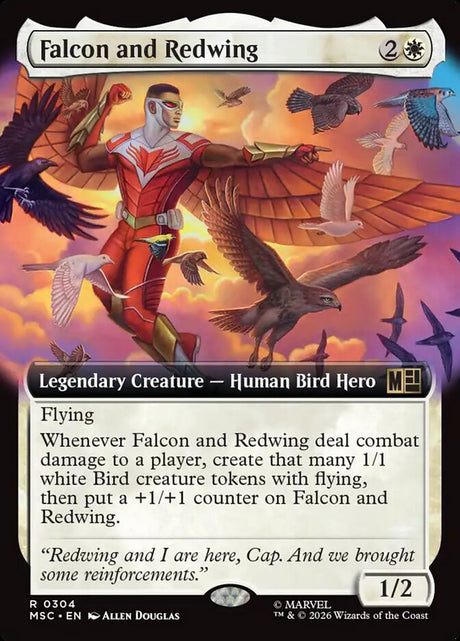 Falcon and Redwing (304) - Marvel Super Heroes Commander (MSC)