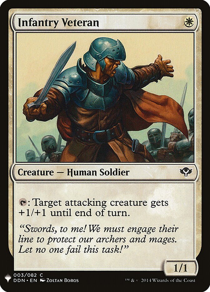 Infantry Veteran (DDN-3) - The List (PLST)