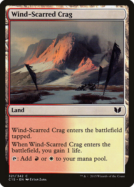 Wind-Scarred Crag (321) - Commander 2015 (C15)