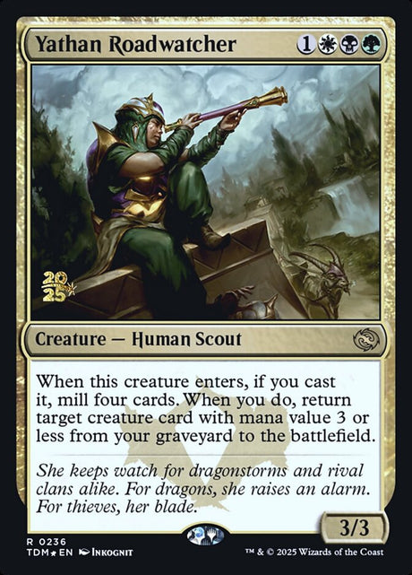 Yathan Roadwatcher (236s) - Tarkir: Dragonstorm Promos (PTDM)