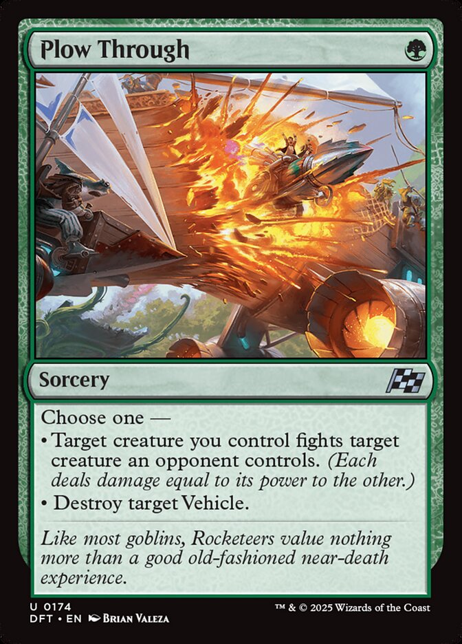 Plow Through - [Foil] Aetherdrift (DFT)