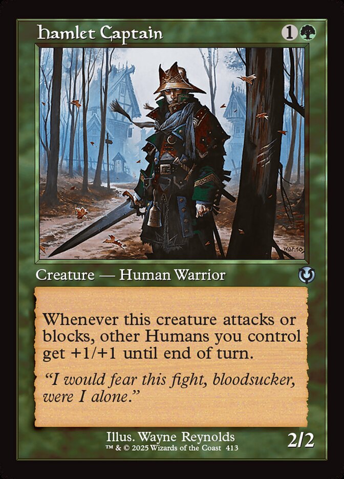 Hamlet Captain - [Foil, Retro Frame] Innistrad Remastered (INR)