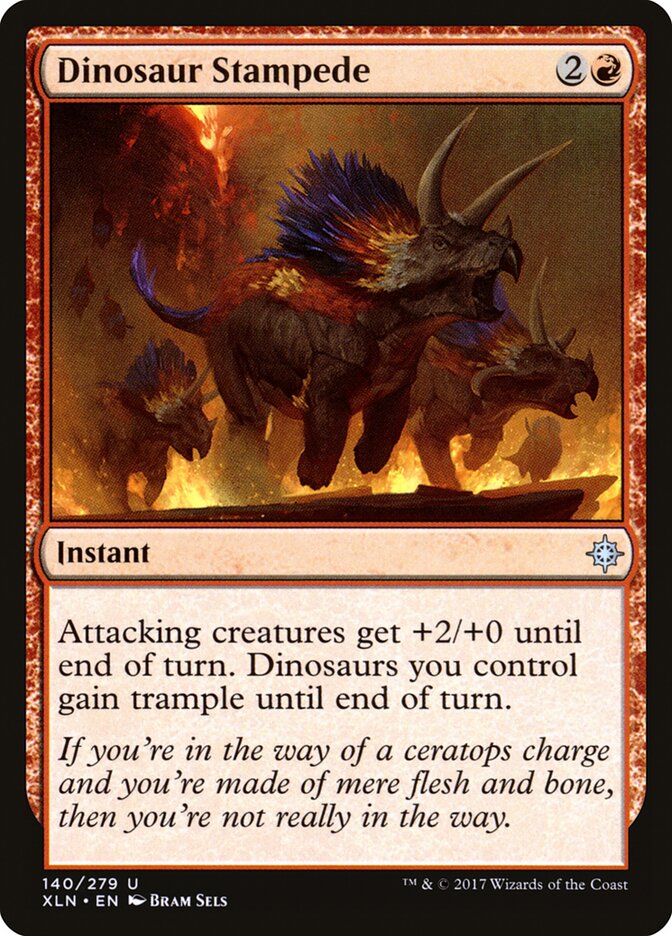Dinosaur Stampede (140) - Ixalan (XLN)
