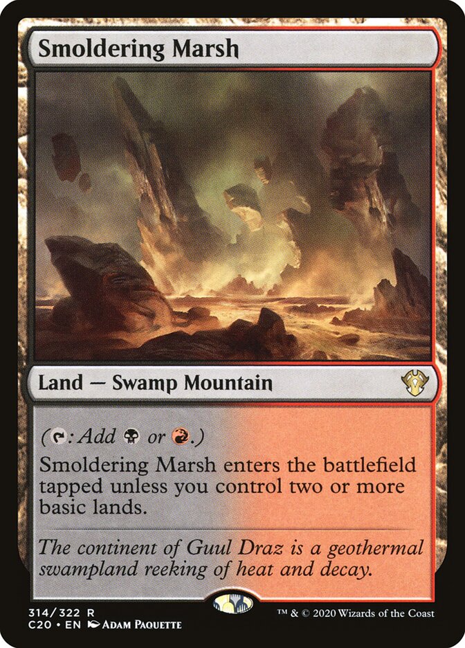 Smoldering Marsh (314) - Commander 2020 (C20)