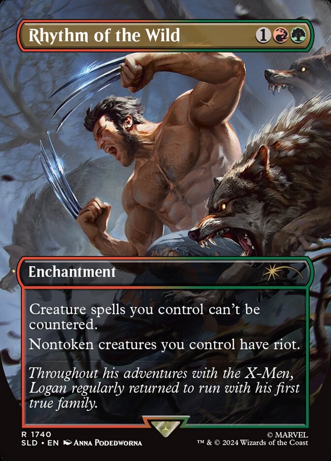 Rhythm of the Wild (1740) - [Foil, Borderless] Secret Lair Drop (SLD)