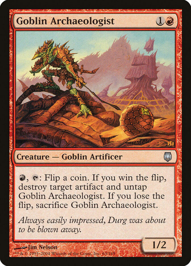 Goblin Archaeologist (63) - Darksteel (DST)