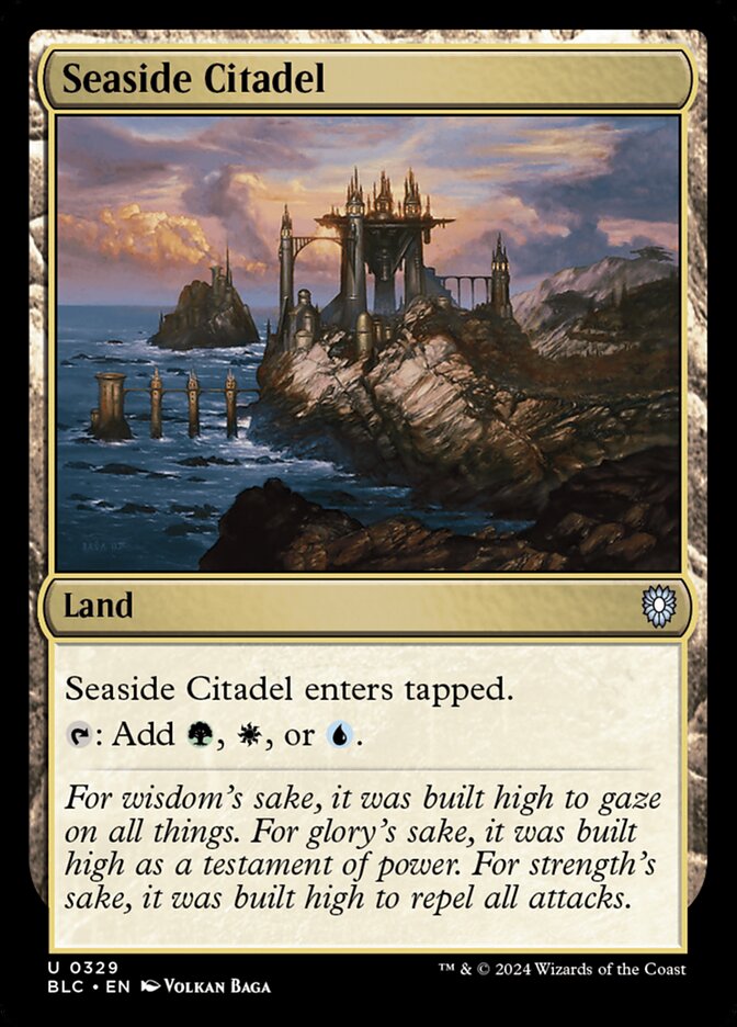 Seaside Citadel (329) - Bloomburrow Commander (BLC)