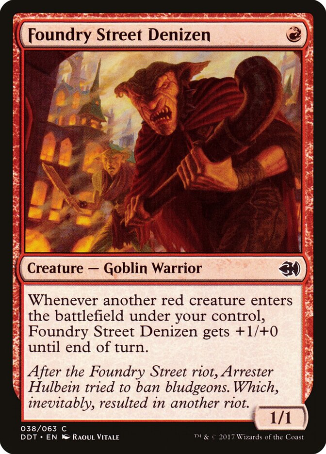 Foundry Street Denizen (38) - Duel Decks: Merfolk vs. Goblins (DDT)