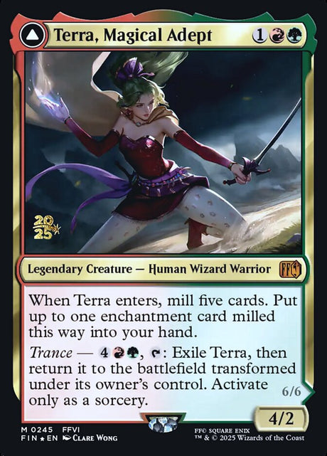 Terra, Magical Adept // Esper Terra (245s) - Final Fantasy Promos (PFIN)