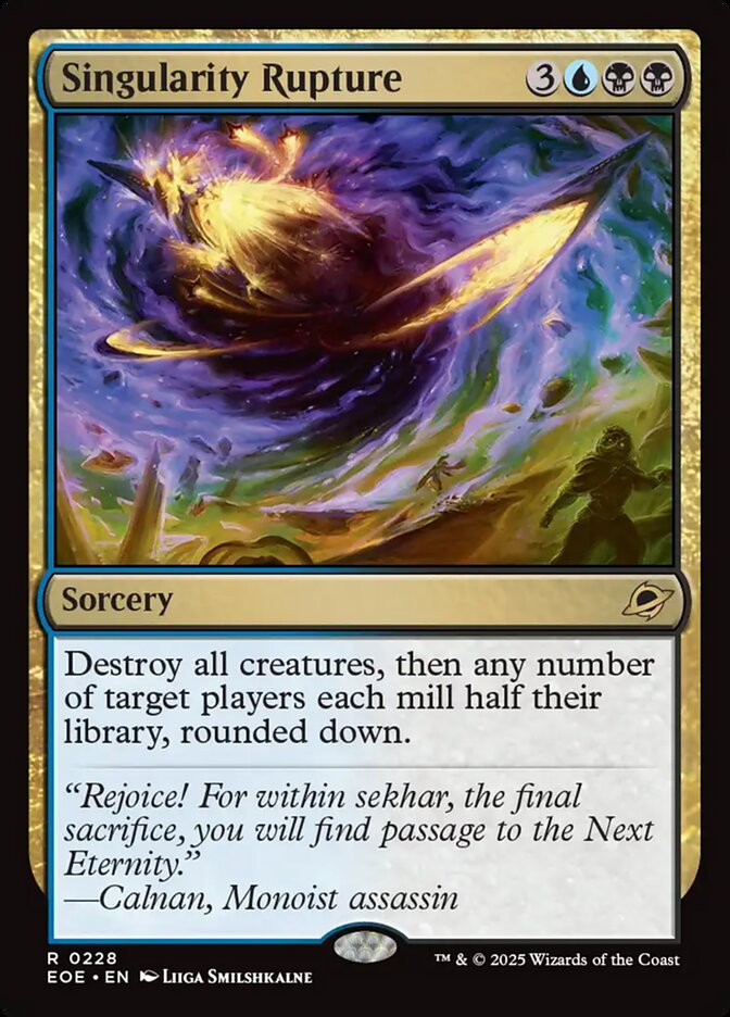 Singularity Rupture (228) - Edge of Eternities (EOE)